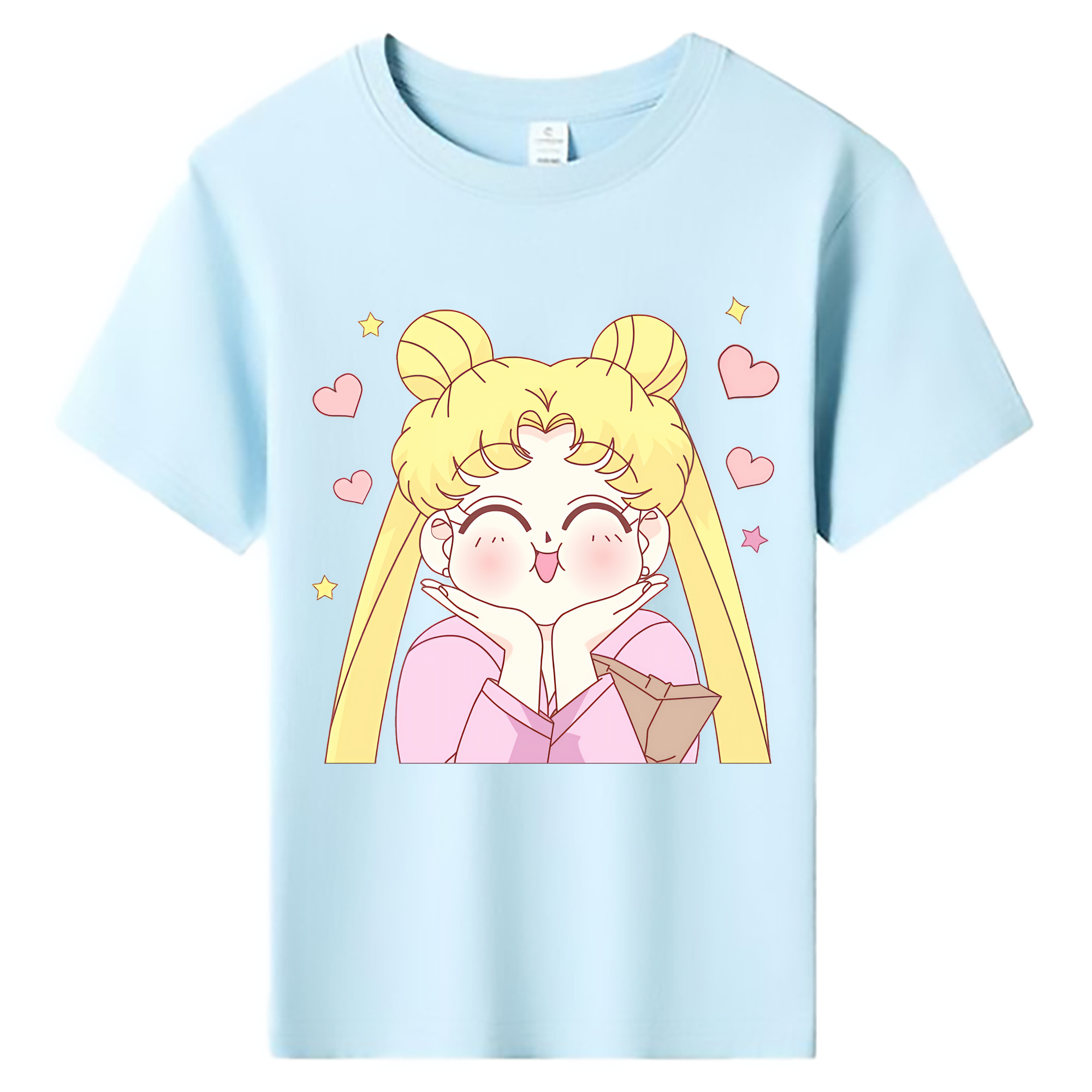 （画像用） 美少女戦士セーラームーン 愛野 美奈子 あいの みなこ Sailor Moon Aino Minako 綿100％キッズTシャツ（フロントプリント）